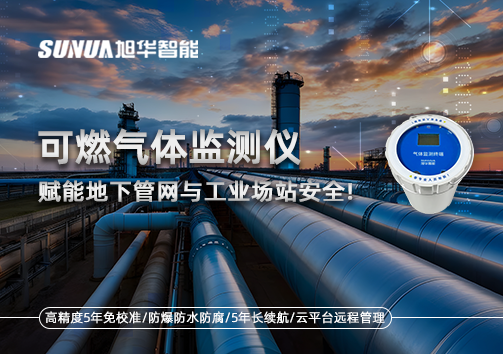 可燃气体监测仪：赋能地下管网与工业场站安全！